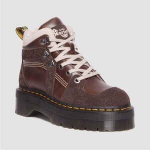 NWOB Dr. Martens Zuma leather suede hiker style Brown High-Top Boots